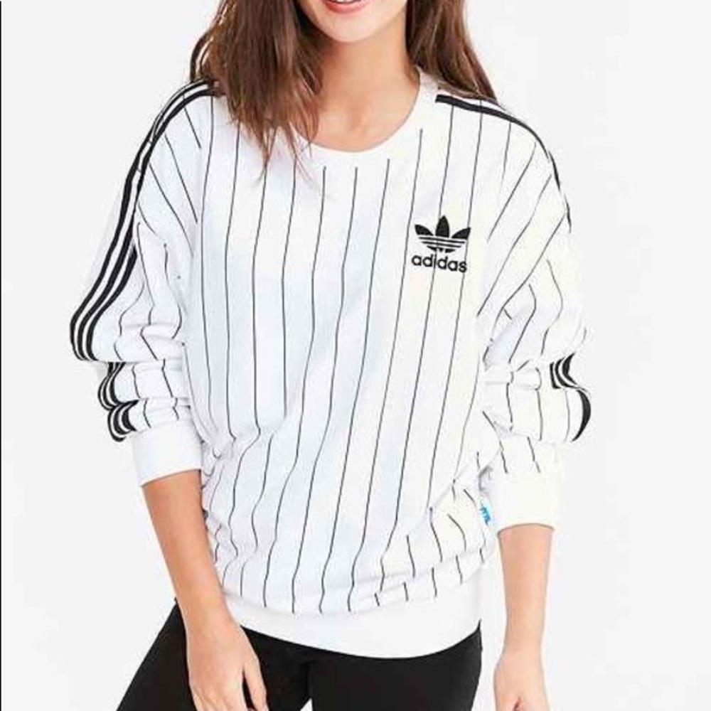 ADIDAS STRIPED PULLOVER